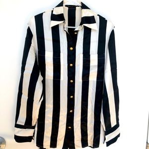 Balmain X H&M shirt 100% silk